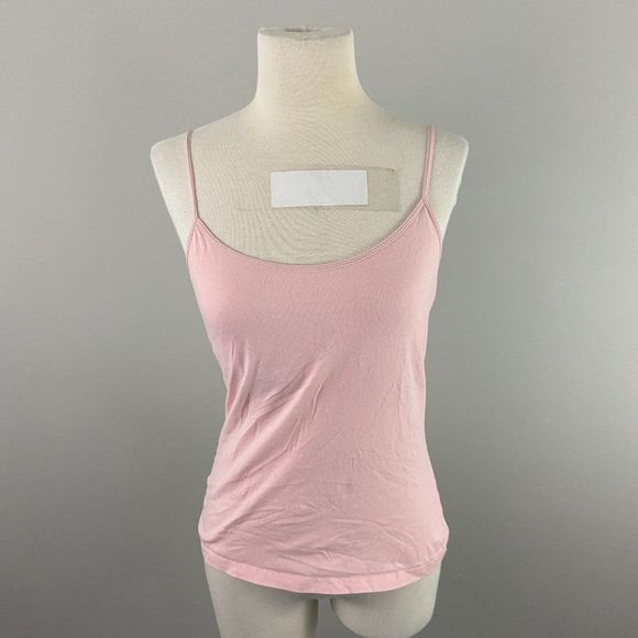 🌿4/$35 🌿 BODY BLEU Pink Tank Top with Built in Bra - Picture 2 of 6